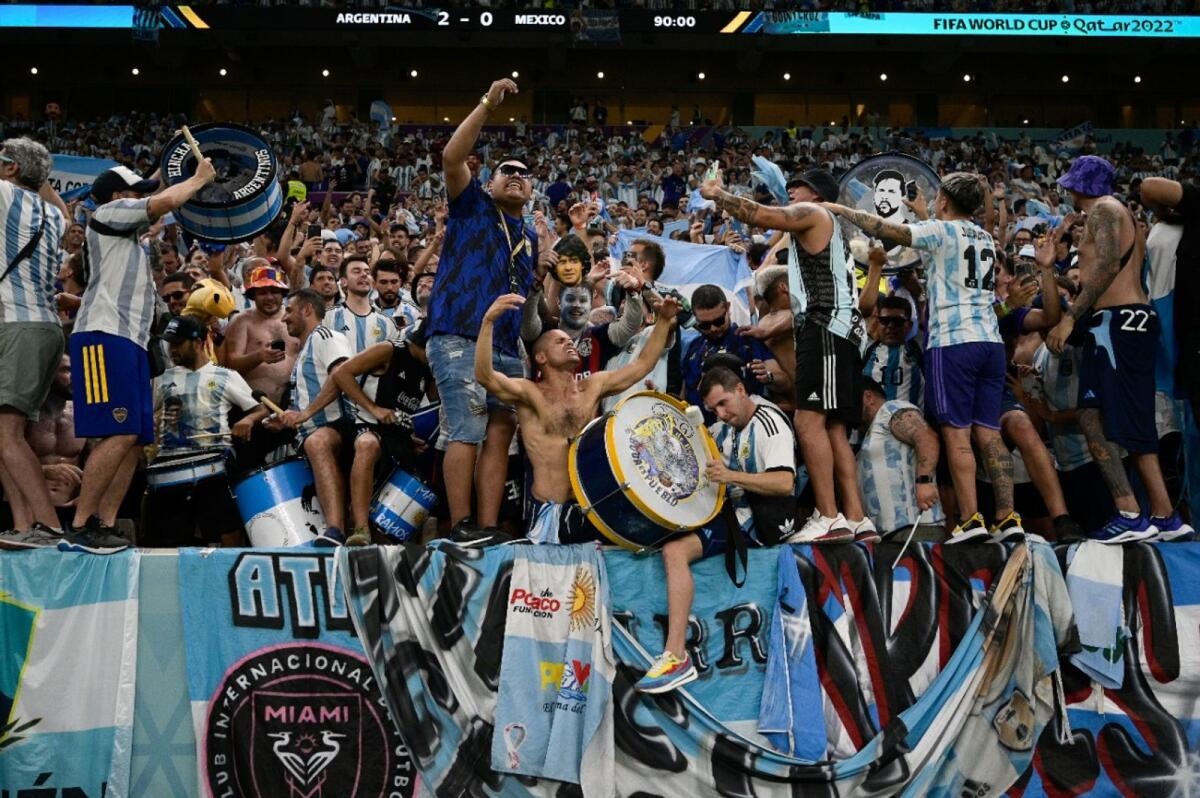 fan Argentina cổ vũ Messi ảnh 1 fan Argentina co vu Messi anh 1