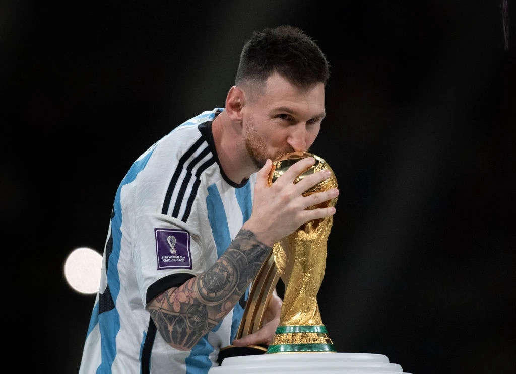 Messi vo dich World Cup, anh 2