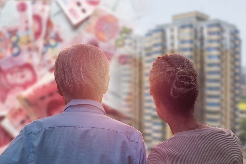 Nguoi cha o Trung Quoc doi chia tai san sau hon 30 nam bo roi vo con hinh anh