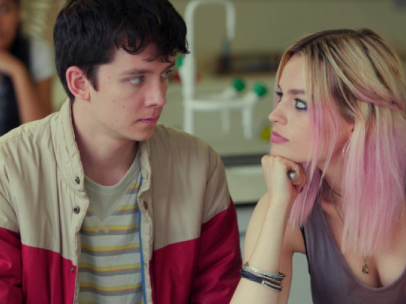 nu sinh nhuom toc anh 1