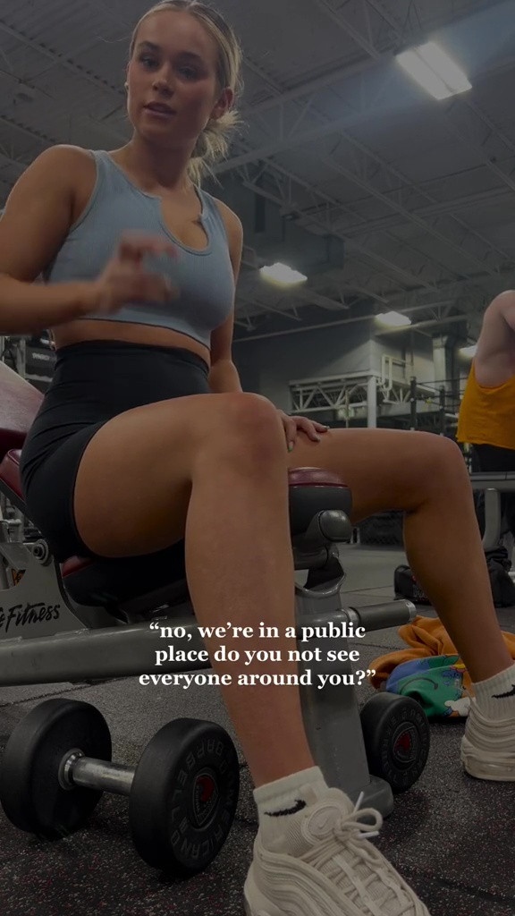 nữ PT ăn mặc hở ảnh 2 nu PT an mac ho anh 2