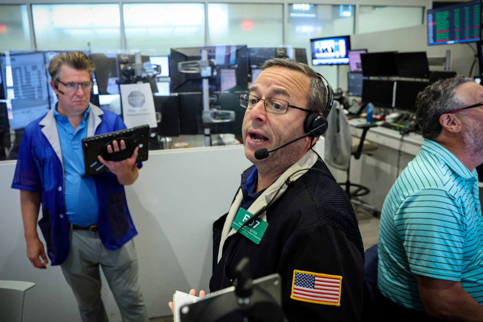 Chung khoan My len dinh moi thoi dai hinh anh