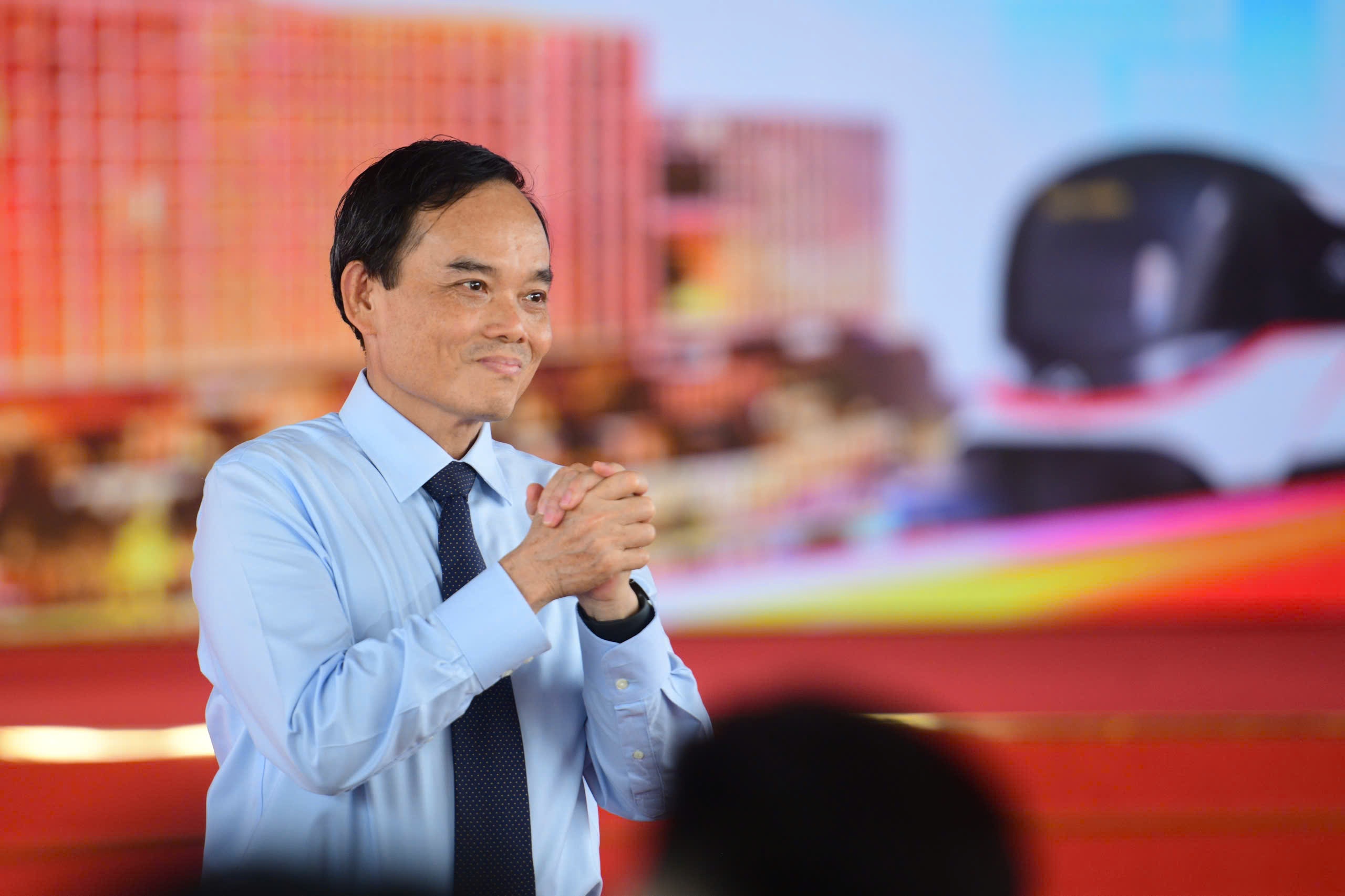 Bi thu TP.HCM Tran Luu Quang du le khoi cong Quang truong trung tam hinh anh