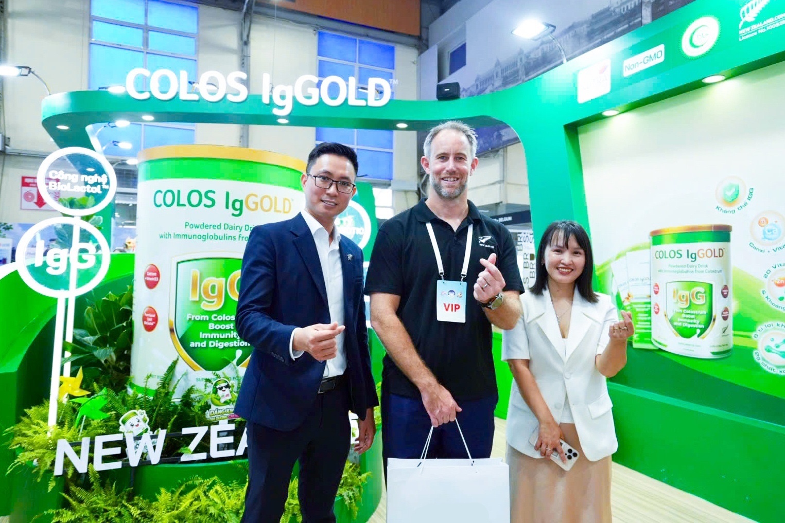 Khong gian trai nghiem 'Tram mien dich gia dinh' o Vietnam Dairy 2026 hinh anh