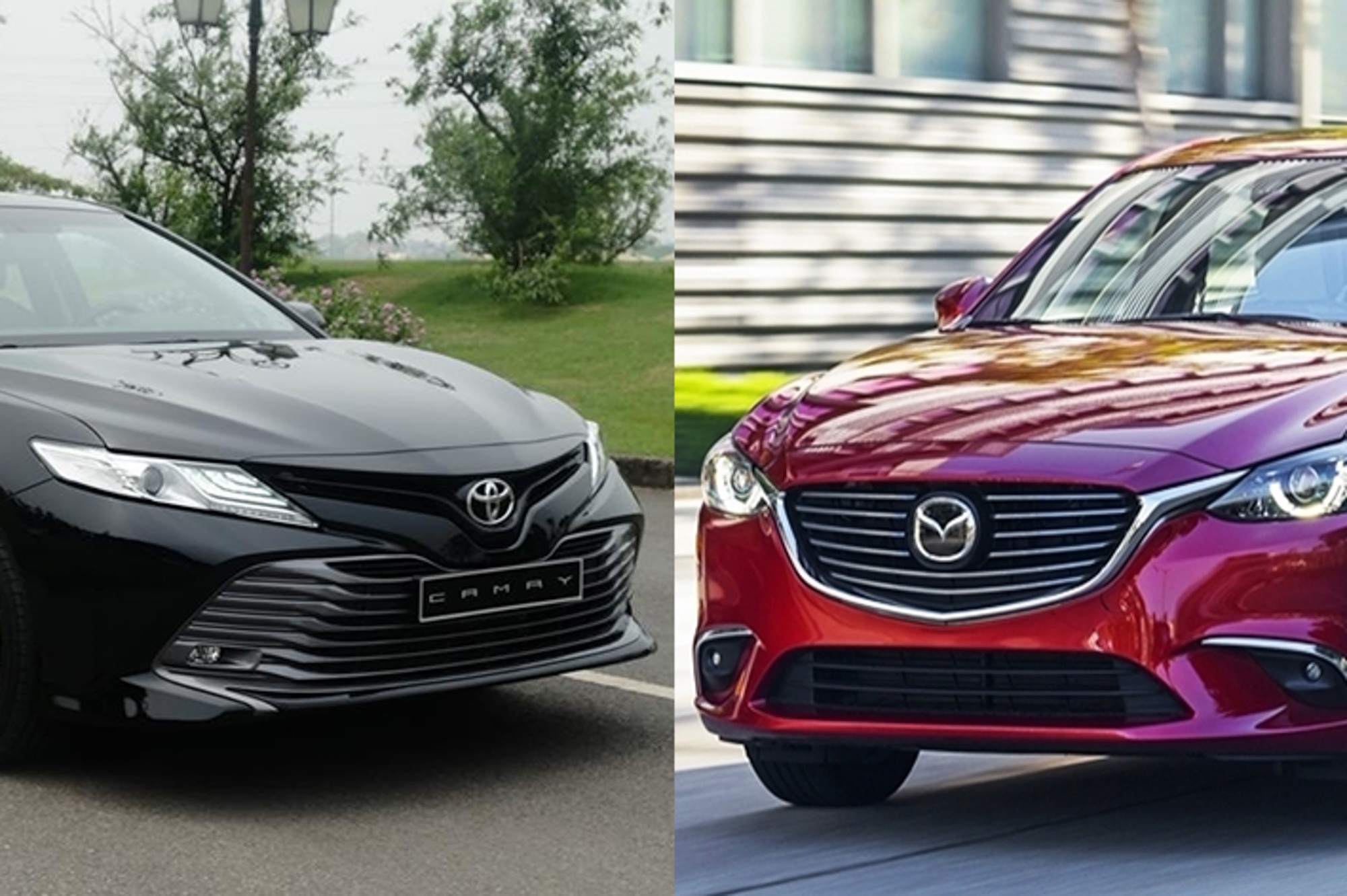 Toyota Camry 2.0G va Mazda6 Premium - cuoc chien sedan D gia 1 ty dong hinh anh