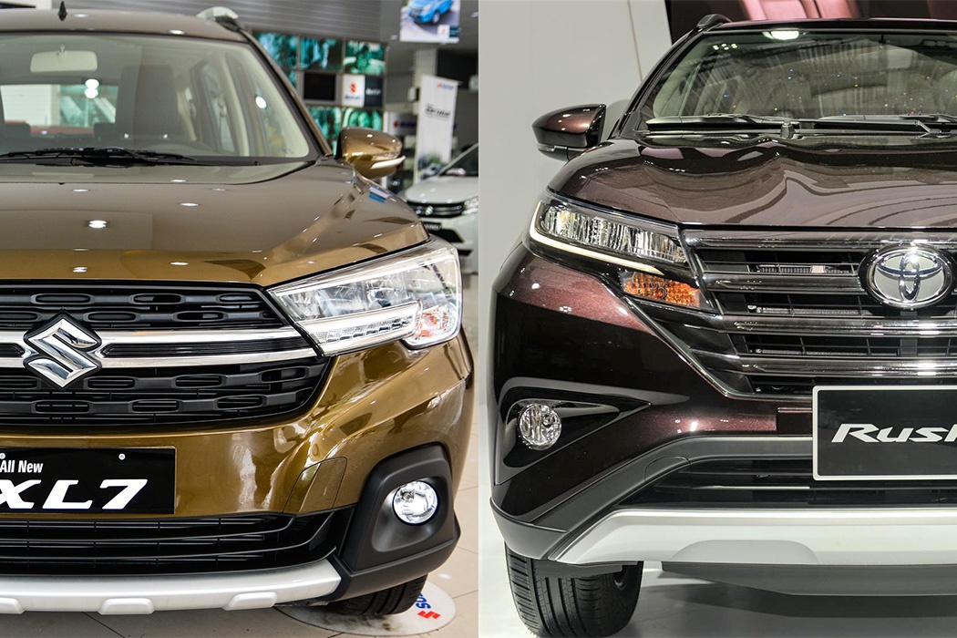 So sanh Suzuki XL7 va Toyota Rush - SUV 7 cho co nho nao dang mua? hinh anh