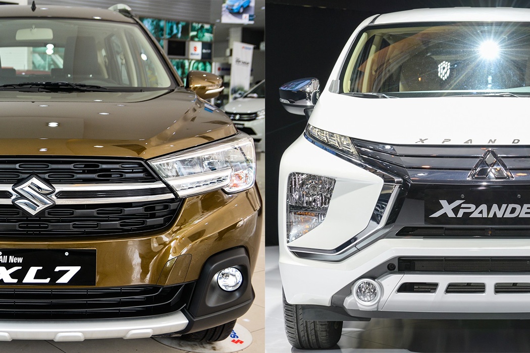 Suzuki XL7 va Mitsubishi Xpander - tan binh doi dau 'vua' phan khuc hinh anh