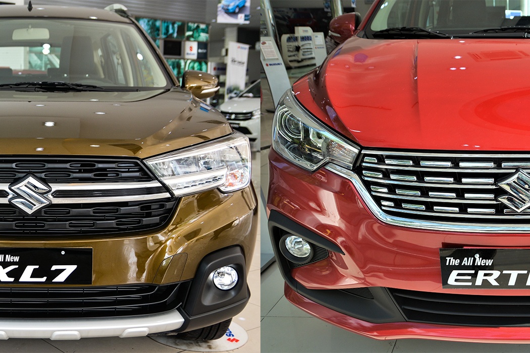 So sanh Suzuki XL7 va Suzuki Ertiga GLX - co dang chi them 40 trieu? hinh anh