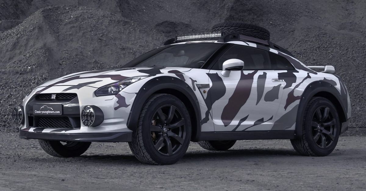 Nissan GT-R Godzilla 2.0 do off-road 600 ma luc anh 1