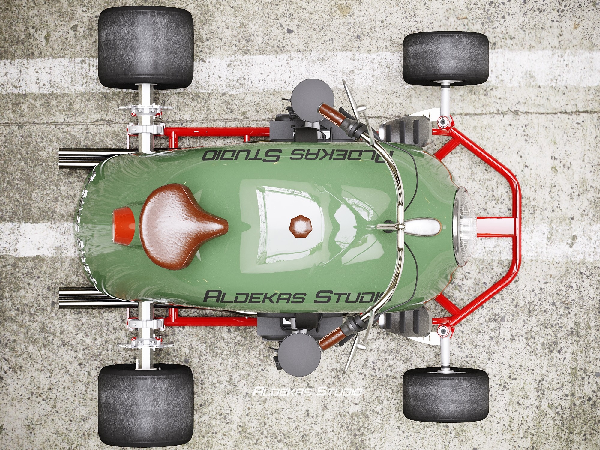 Xe 4 bánh làm từ tấm chắn bùn của Volkswagen Beetle ảnh 13 Xe 4 banh lam tu tam chan bun cua Volkswagen Beetle anh 13