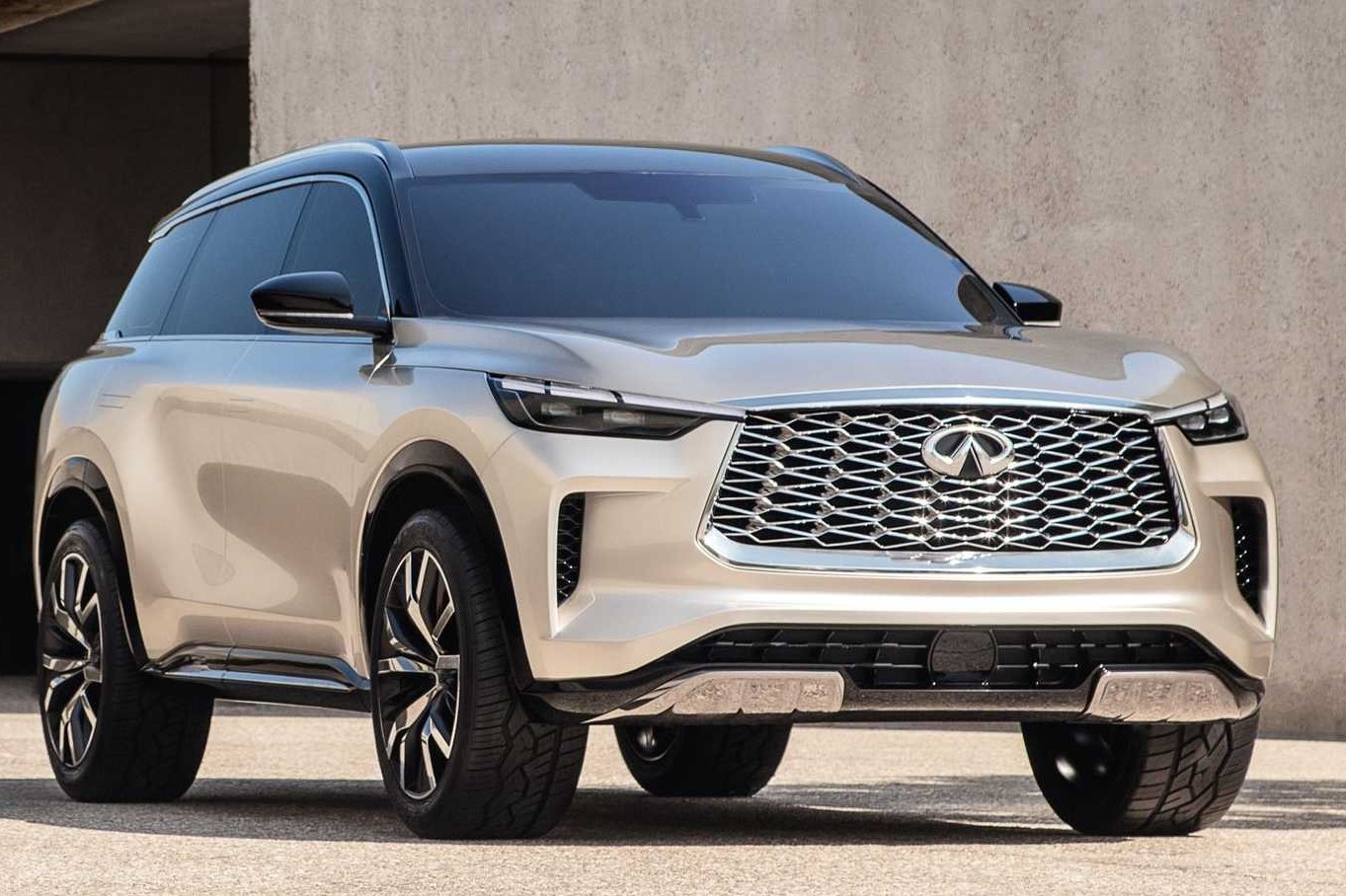 Infiniti gioi thieu phien ban xem truoc cua QX60 moi hinh anh