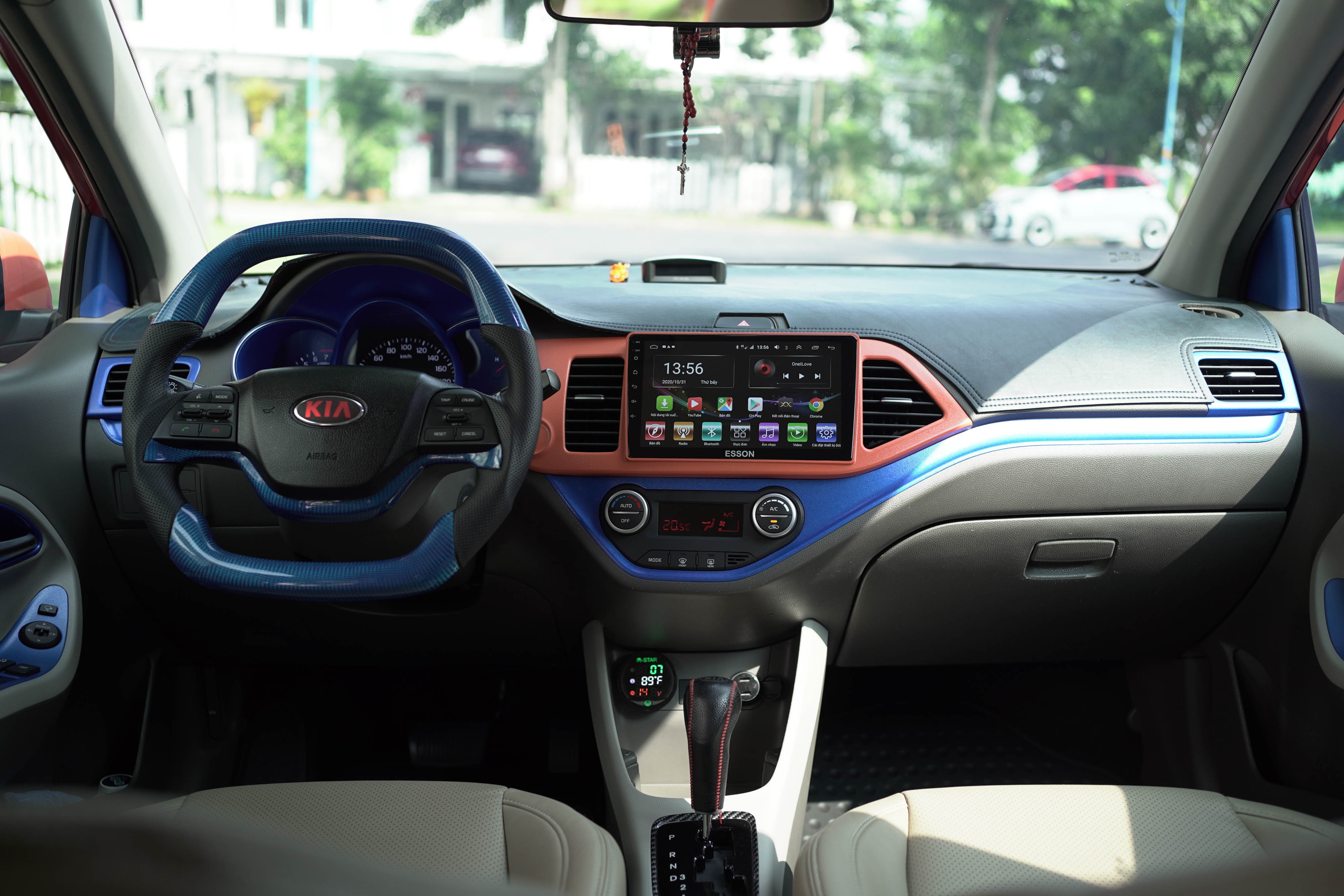 Kia Morning độ thể thao 150 triệu đồng ảnh 12 Kia Morning do the thao 150 trieu dong anh 12