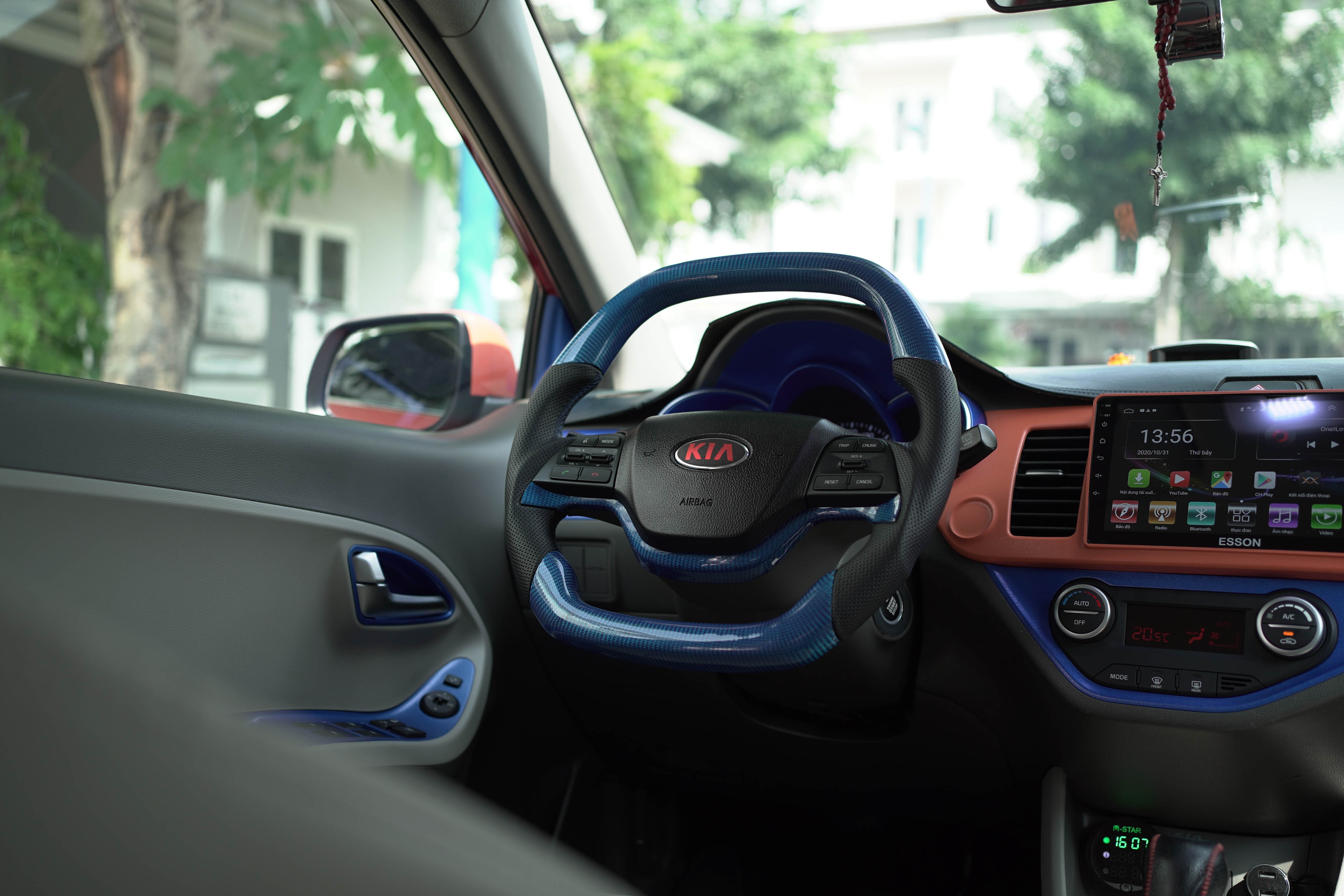 Kia Morning độ thể thao 150 triệu đồng ảnh 13 Kia Morning do the thao 150 trieu dong anh 13