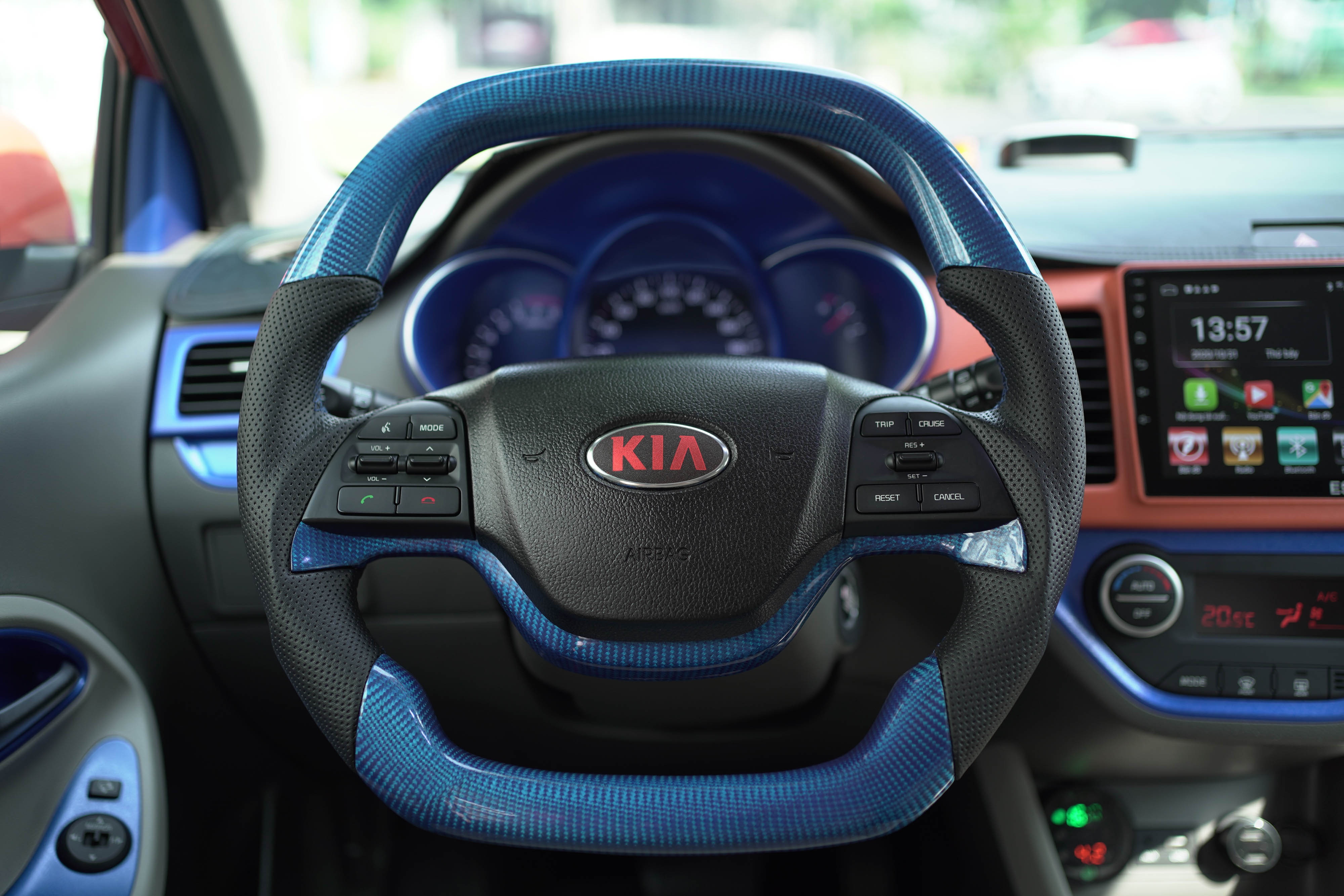 Kia Morning độ thể thao 150 triệu đồng ảnh 14 Kia Morning do the thao 150 trieu dong anh 14