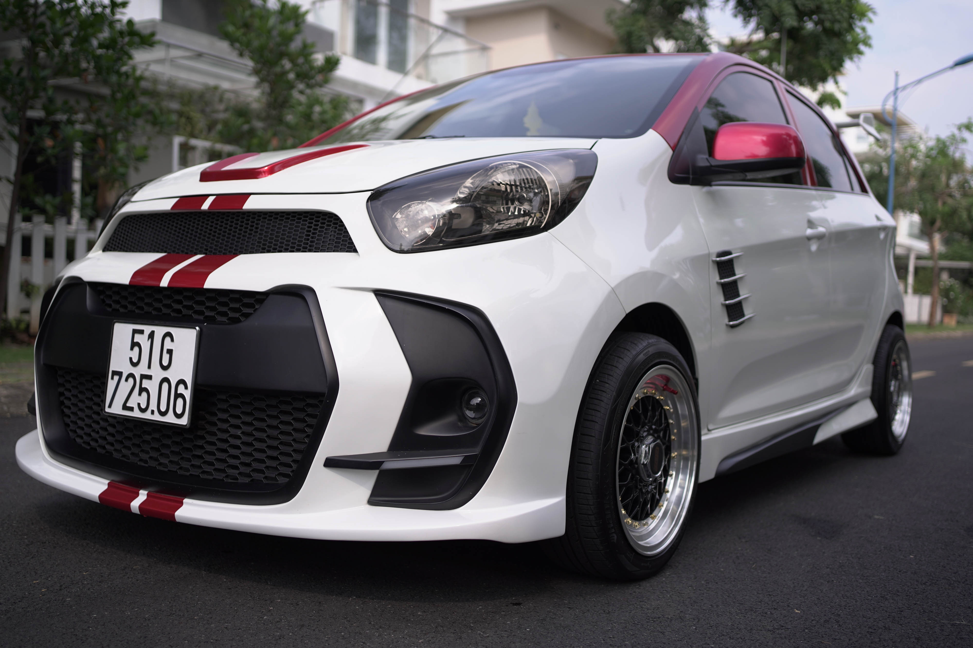 Kia Morning độ ngoại thất 55 triệu đồng ảnh 3 Kia Morning do ngoai that 55 trieu dong anh 3