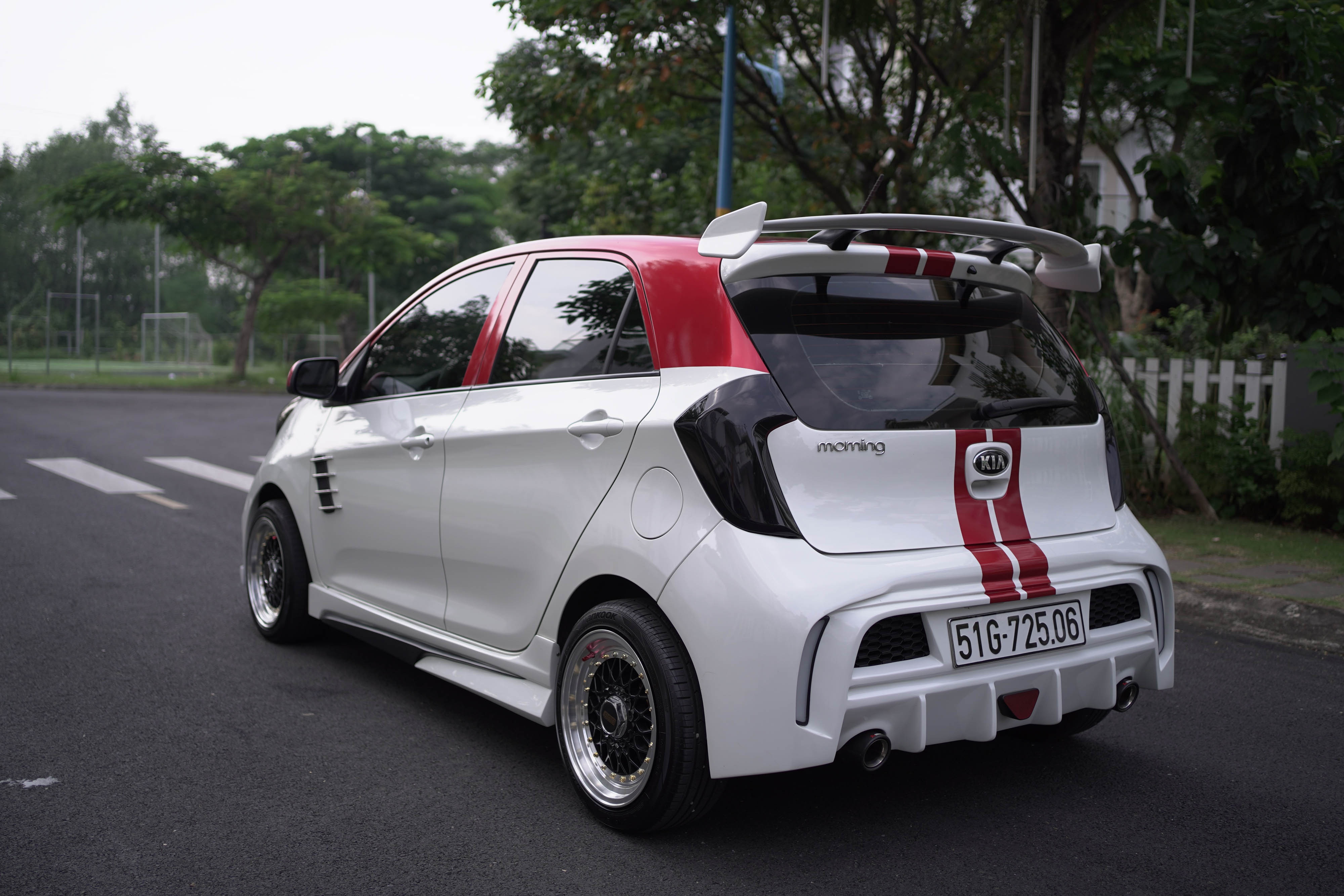 Kia Morning độ ngoại thất 55 triệu đồng ảnh 9 Kia Morning do ngoai that 55 trieu dong anh 9