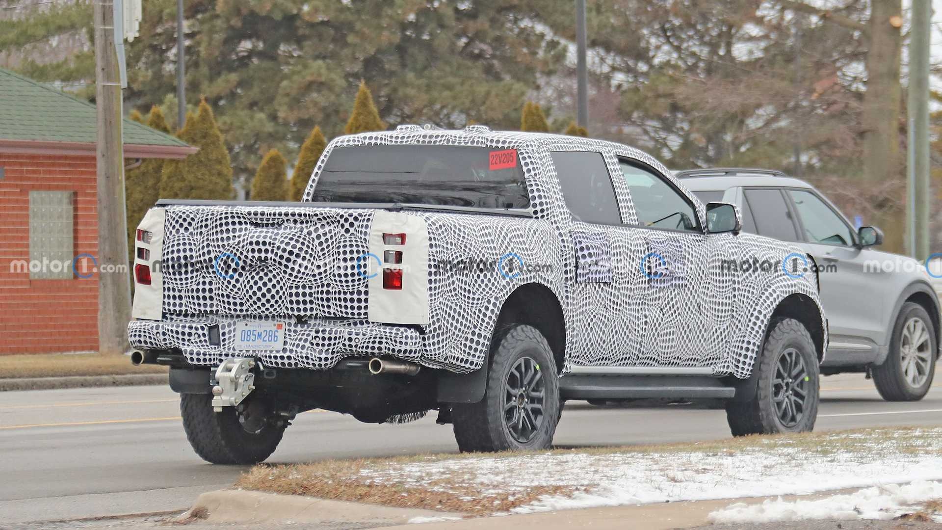 Ford Ranger Raptor thế hệ mới lần đầu bị lộ ảnh chạy thử ảnh 5 Ford Ranger Raptor the he moi lan dau bi lo anh chay thu anh 5