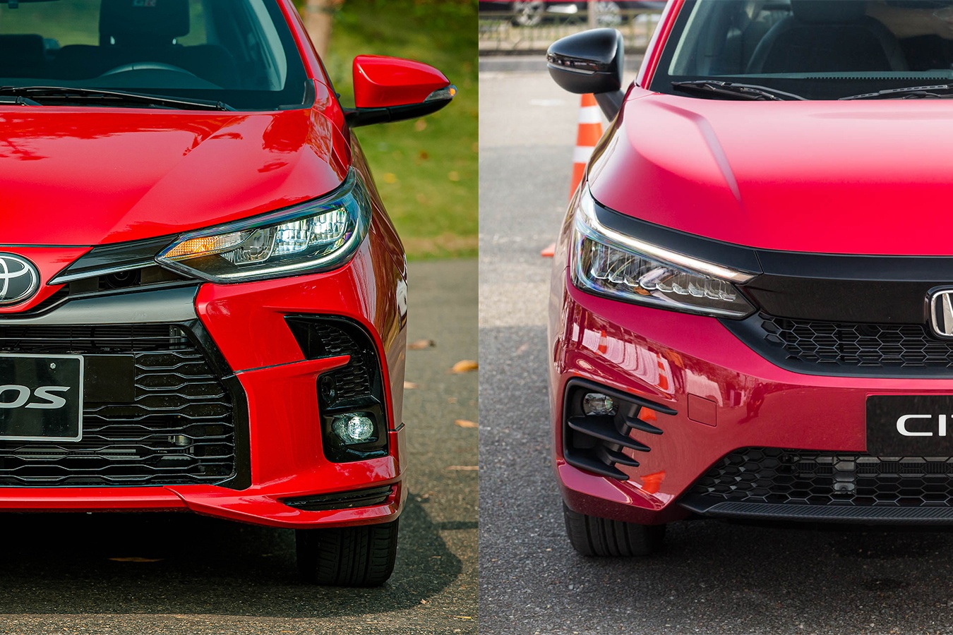 Sedan tam gia 600 trieu dong, chon Toyota Vios GR-S hay Honda City RS? hinh anh