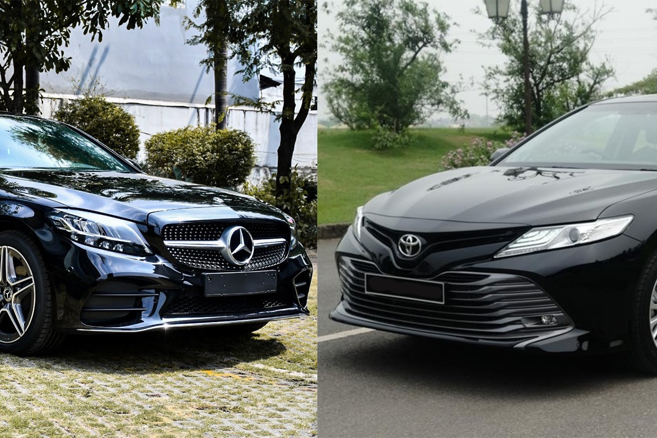Chon Toyota Camry 2.5Q hay Mercedes-Benz C 180 AMG? hinh anh