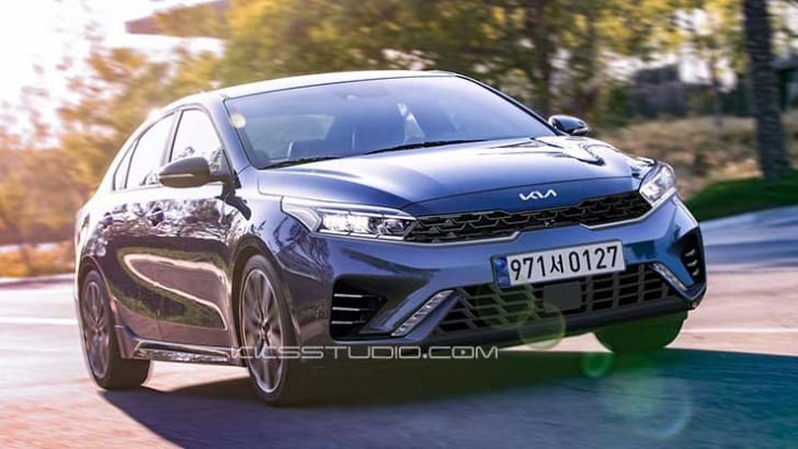 Những hình ảnh đầu tiên của Kia Cerato 2021 ảnh 3 Nhung hinh anh dau tien cua Kia Cerato 2021 anh 3
