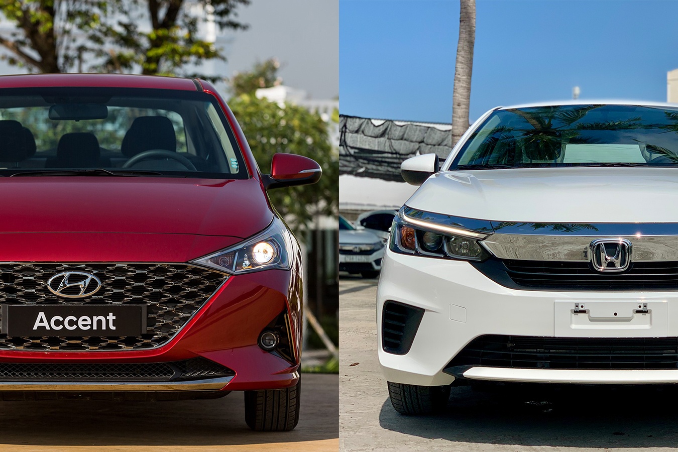 so sánh Hyundai Accent và Honda City ảnh 1 so sanh Hyundai Accent va Honda City anh 1