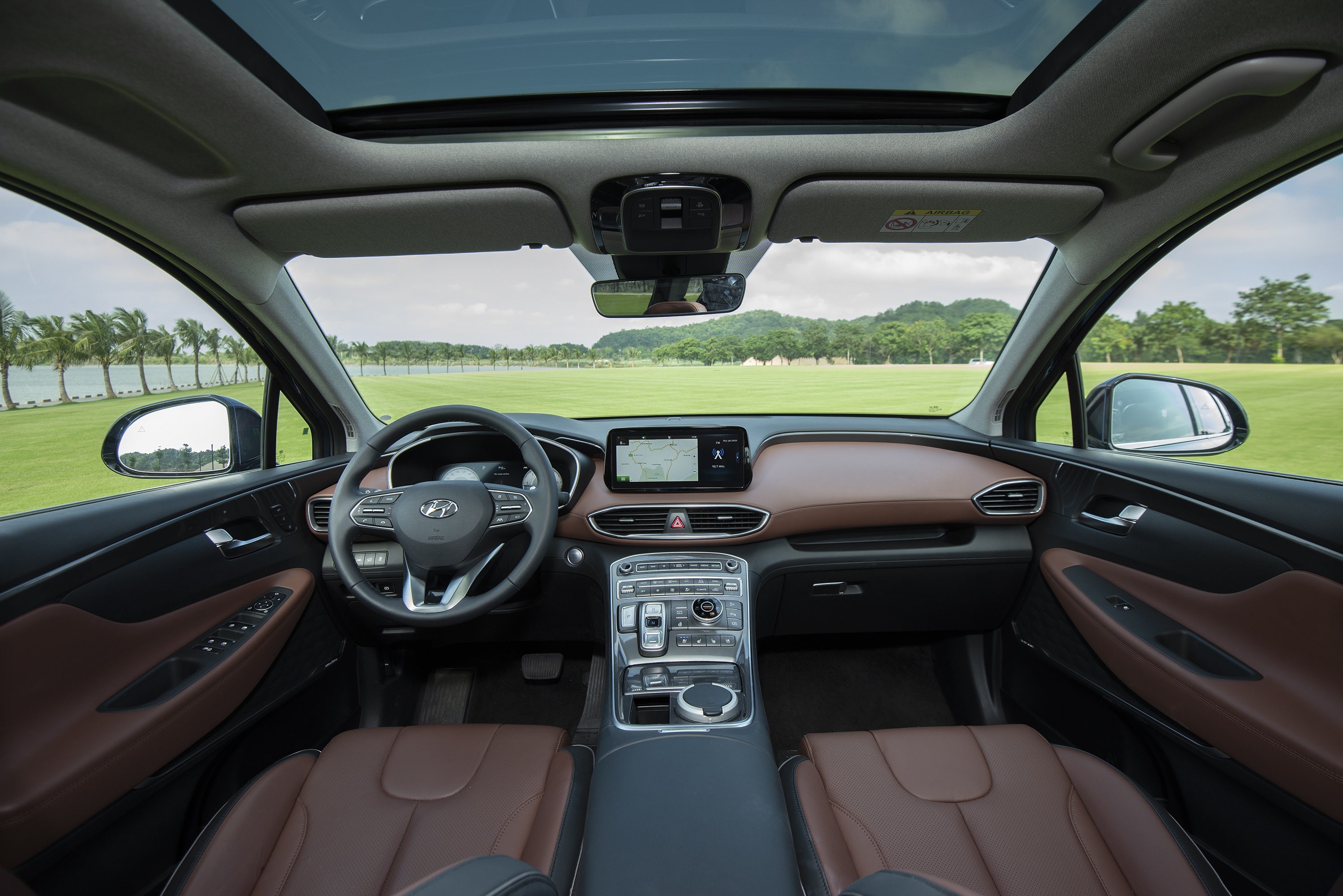 can so dien tu Hyundai Santa Fe 2021 anh 1