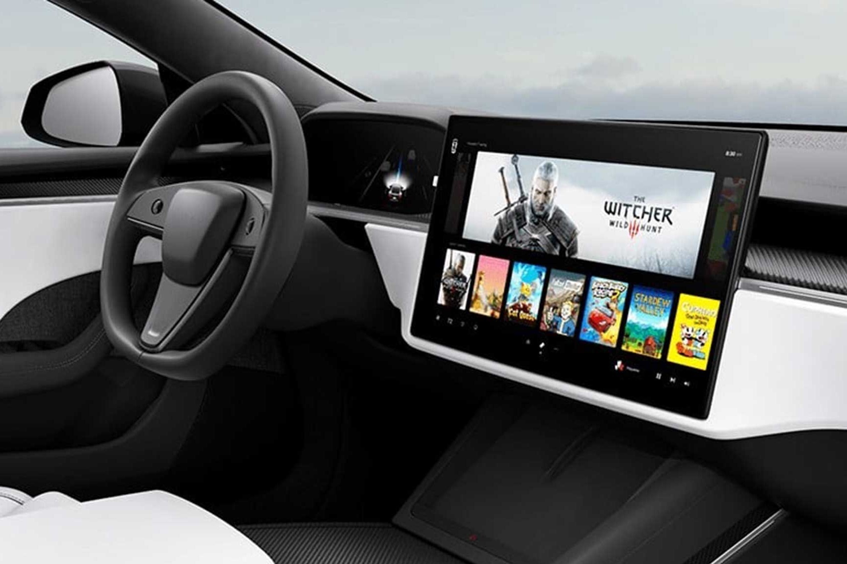 Xe Tesla sap duoc trang bi bo xu ly manh ngang PlayStation 5 hinh anh