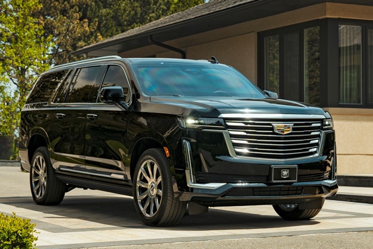 Cadillac Escalade 2021 phien ban boc thep chong dan hinh anh