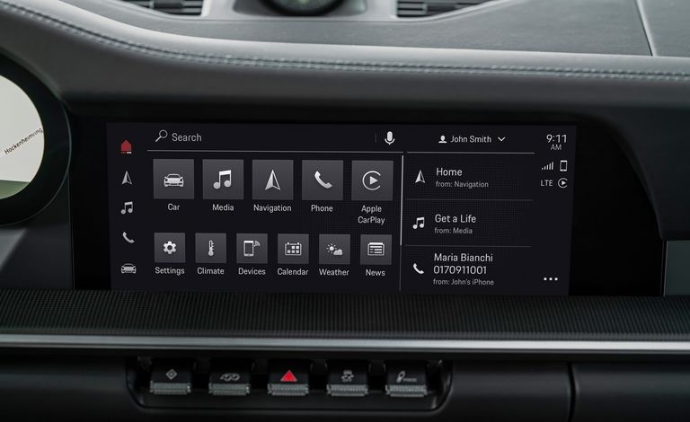 Xe Porsche ho tro Android Auto anh 2