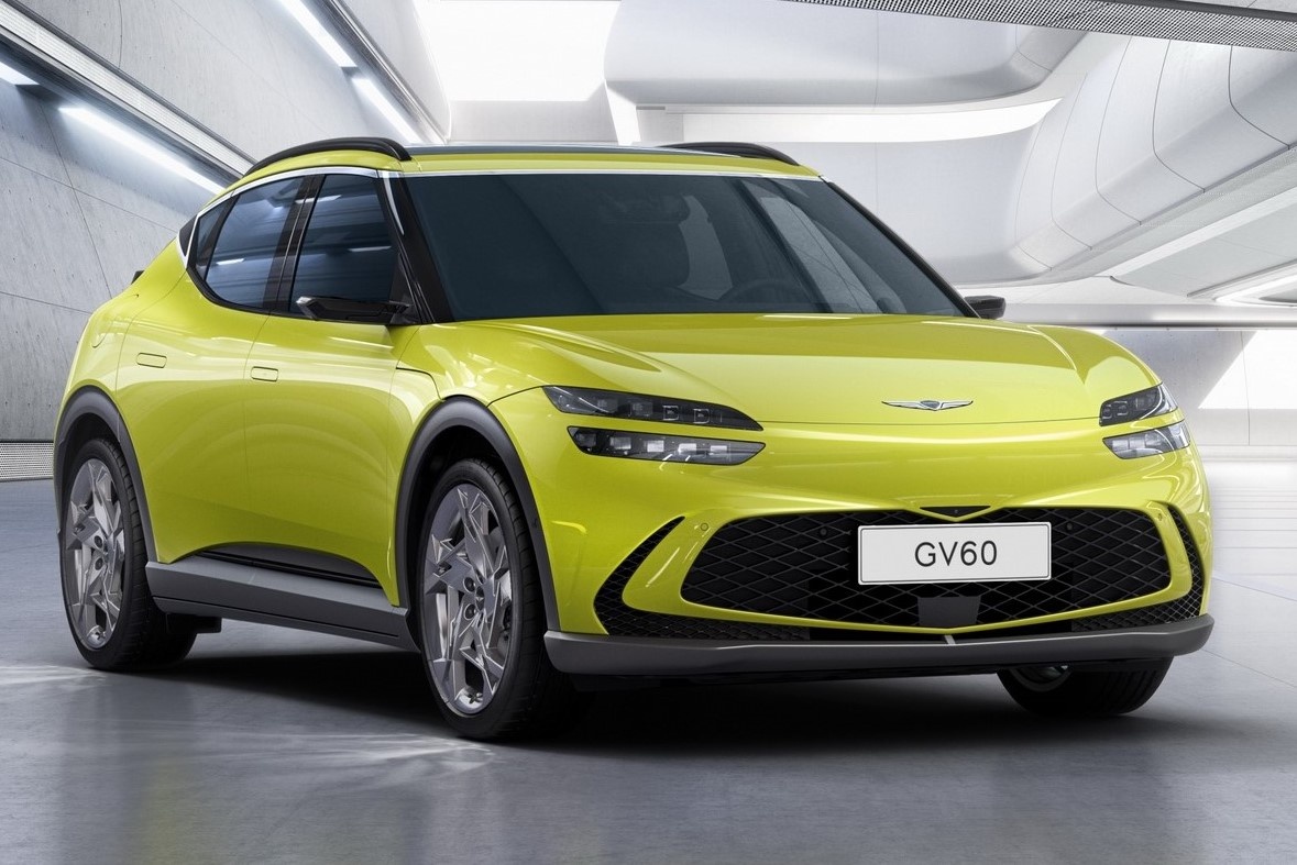 Genesis GV60 la xe dien dau tien tren the gioi co the sac khong day hinh anh