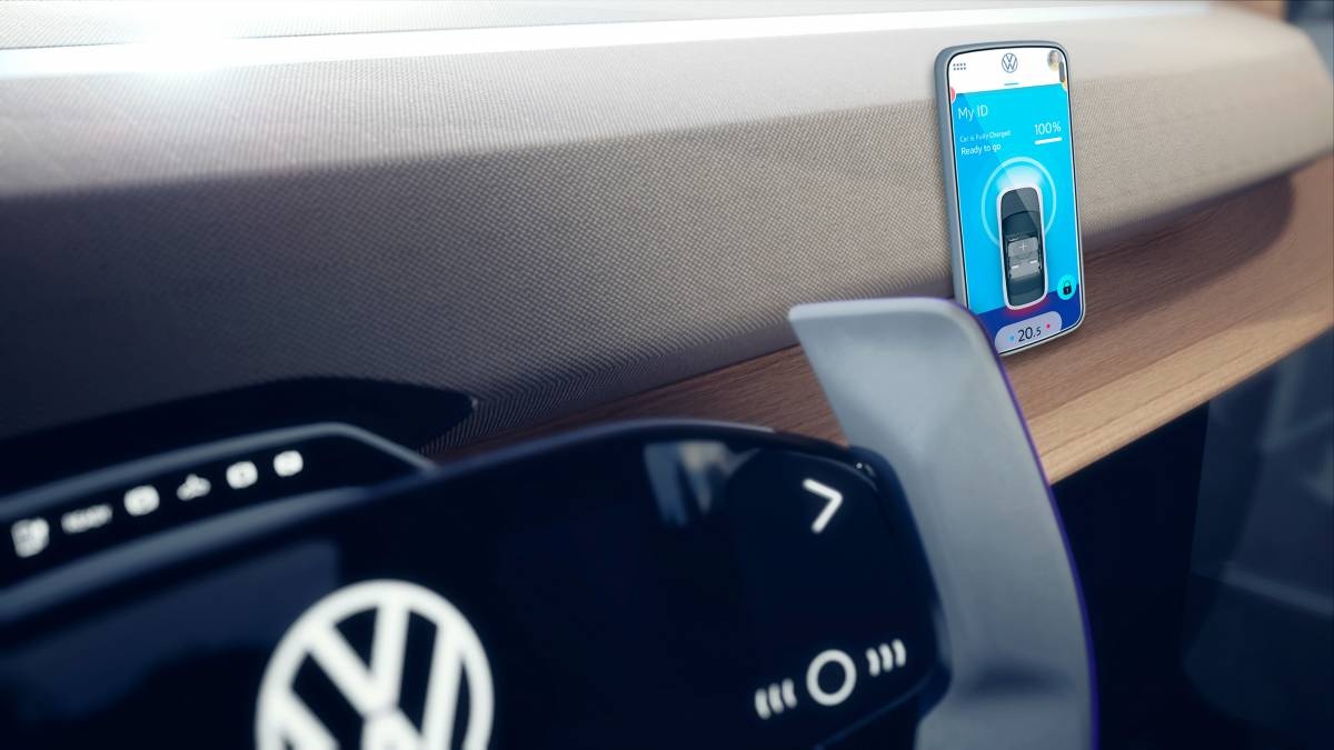 Xe điện Volkswagen có máy chơi game  ảnh 12 Xe dien Volkswagen co may choi game anh 12