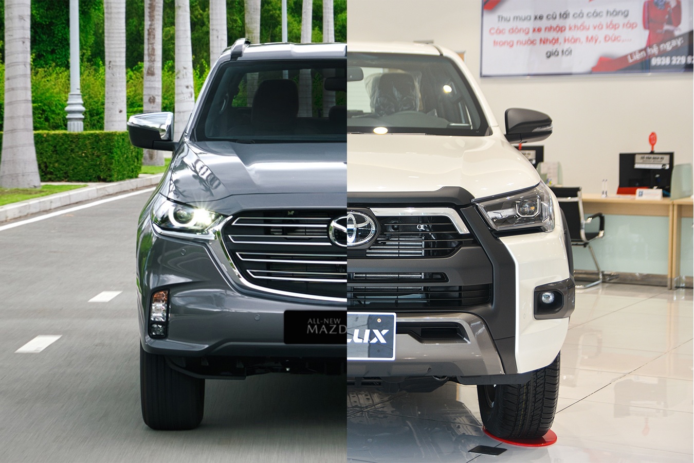 So sanh Mazda BT-50 2021 va Toyota Hilux anh 1