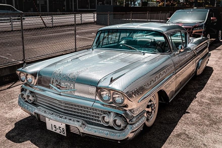 Cham khac oto - ky thuat do xe doc dao den tu Nhat Ban hinh anh