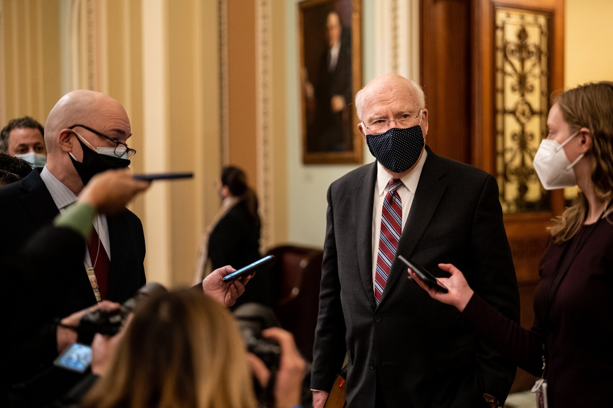 nghi si Patrick Leahy nhap vien anh 1