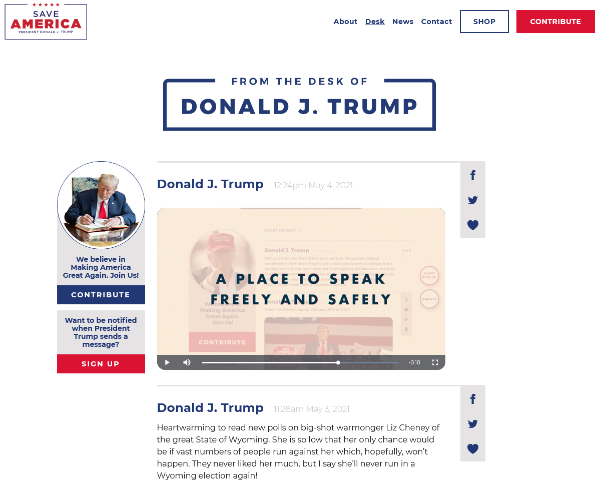 mang xa hoi Trump anh 1