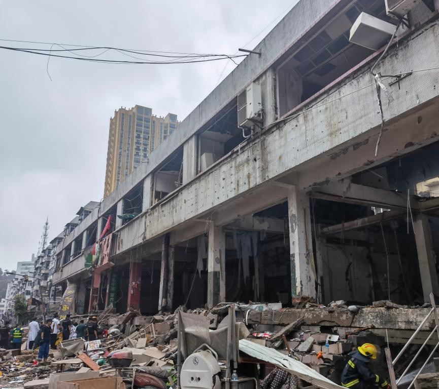 No khi gas o Trung Quoc, 11 nguoi chet hinh anh