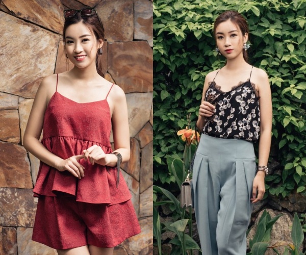 Hoa hau Do My Linh mac ao tam anh 9
