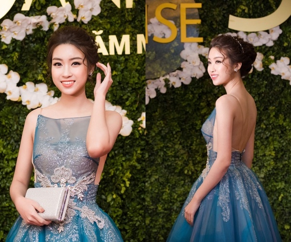 Hoa hau Do My Linh mac ao tam anh 2