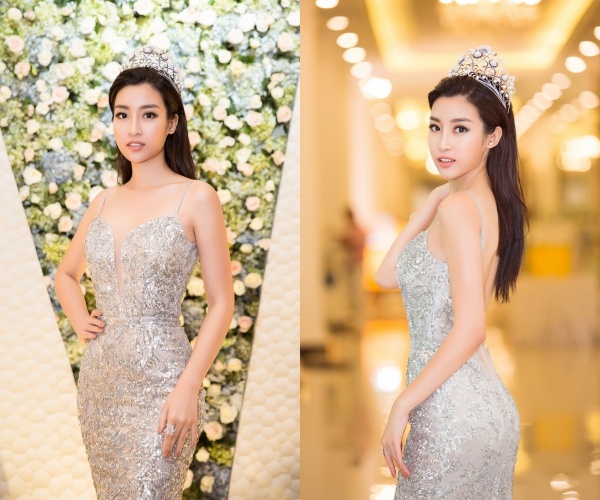 Hoa hau Do My Linh mac ao tam anh 8