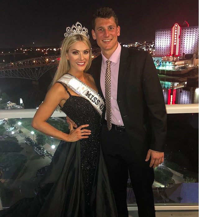 hinh anh ban trai cua Miss USA 2018 anh 1