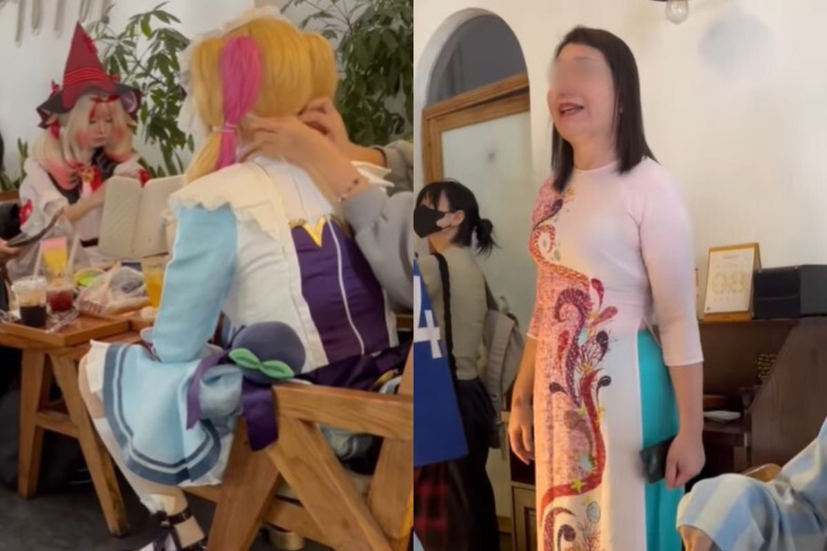 Quan ca phe duoi khach vi ‘ngoi trang diem qua lau’ o Ha Noi hinh anh