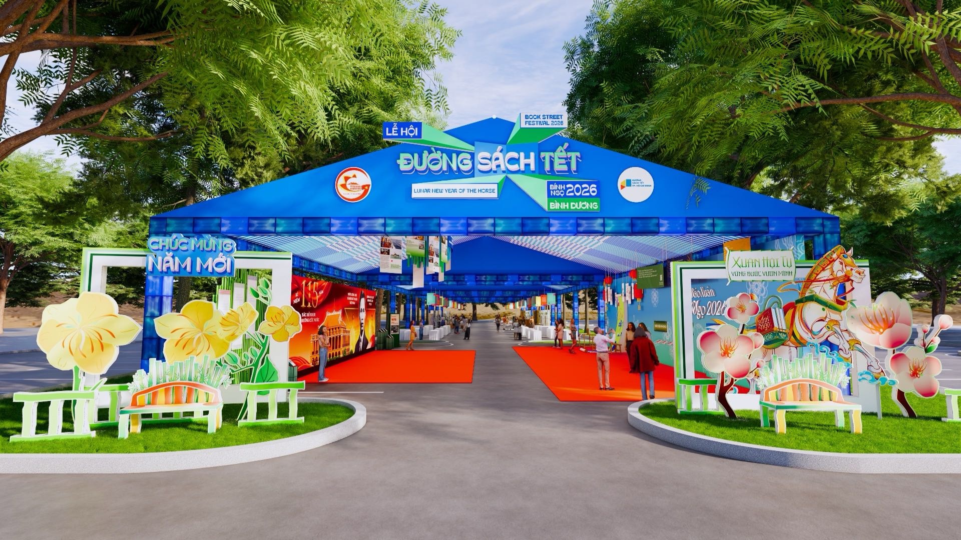 le hoi duong sach Tet anh 3