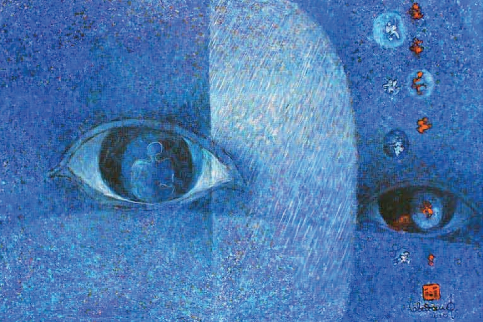 Nhung lat cat tu tuong qua tranh cua hoa si Le Ba Dang hinh anh