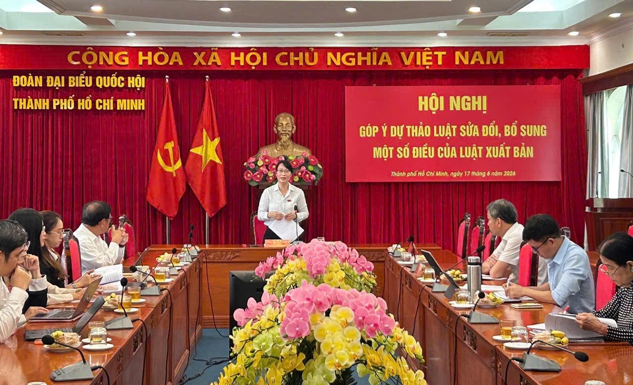 Doan Dai bieu Quoc hoi TP.HCM gop y du thao Luat Xuat ban sua doi hinh anh