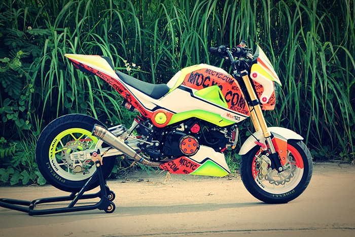 Honda MSX do phong cach sportbike dep mat hinh anh