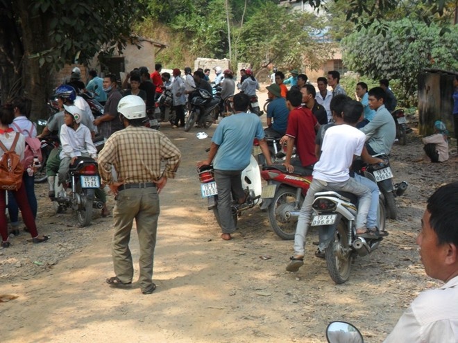 So tan dan, phong toa quanh khu vuc no kho thuoc phao hinh anh