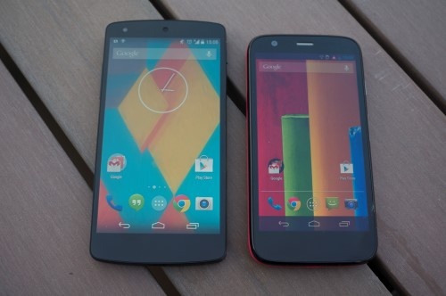 Moto G va Nexus 5: Smartphone gia re doi dau hinh anh