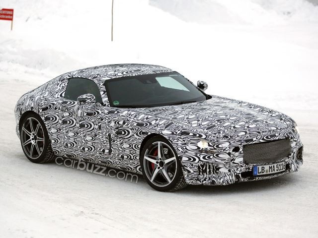 Xuat hien hinh anh chay thu xe the thao Mercedes-Benz AMG GT hinh anh