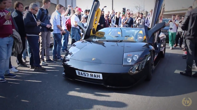 Lamborghini Murcielago LP640 Roadster khoe tieng po hinh anh