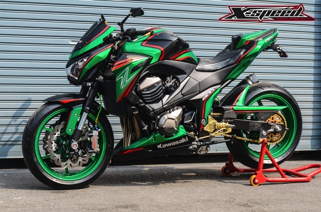 Kawasaki Z800 do ca tinh hinh anh